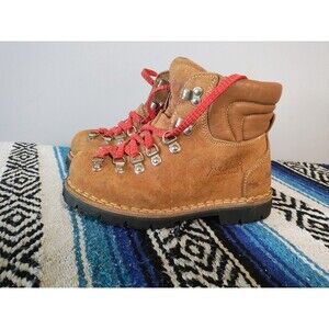 Vintage Colorado Hiking Boots Men’s 8 Suede Leather Vibram Soles Made in Italy